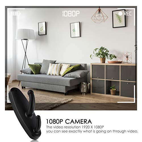 32GB Hidden Camera Clothes Hook, Mini Hidden Camera HD 1080P No WiFi