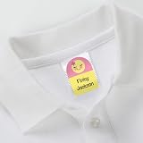 Dotty about Paper 50 Personalised No Iron Waterproof Name Labels Girls Emojis view 4