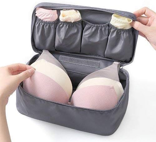 Unique Gadget Undergarments and Innerwear Storage Bag Travel Organiser Polyester Pouch Grey - MOTUDPGY