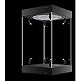 Phicen 1/6 Action Figure Display Box LED Spotlight with Rotating Base (Black, Internal Height 40CM)