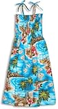 RJC Womens S - XL Hibiscus Hawaiian Island Elastic Tube Top Sundress