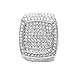 Charles Raymond Bling Bling Hip Hop Iced Out Luxury Men's Ring - 444S