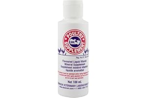 Poultry Supplement Flavoured 100 mL – Liquid Vitamin & Mineral Feed Additive for Broiler Chickens – Supports Healthy Growth, 