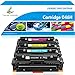 TRUE IMAGE Compatible Toner Cartridge Replacement for Canon 046H 046 CRG-046H Color ImageCLASS MF733Cdw MF731Cdw MF735Cdw LBP654Cdw MF731 MF733 Printer Ink (Black Cyan Magenta Yellow, 4-Pack)