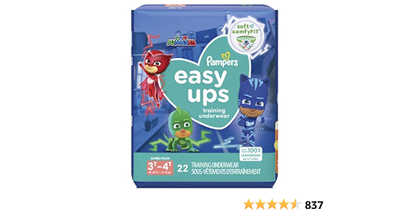 Pampers Easy Ups Pull On Disposable 