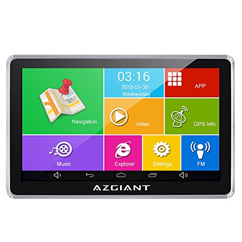 7 inches Touch Screen Semi Truck Driver GPS Navigation System GPS DVR SAT Nav Tablet Android Operating Lifetime Traffic and Maps