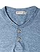 H2H Mens Summer Casual V-Neck Button Cuffs Cardigan Three-Quarter Sleeve T-Shirts SKYBLUE US L/Asia XL (CMTTS0194)