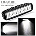 Willpower 2Pcs 6'' inch 18W Spot LED Work Light Lamp off Road High Power ATV Jeep 4x4 Tractor off Road Light Fog Driving Bar Rree Truck SUV Car