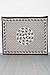 Black and White Indian Traditional Mandala Hippie Wall Hanging Cotton Tapestry Bohemian Bedspread (Elephant Floral Queen Size)