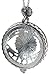 Artisan Owl Evil Eye 4x Magnifier Magnifying Glass Sliding Top Pendant Necklace, 30