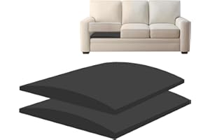 Foreard 2 Pcs Couch Cushion Support 20 * 20 inches for Sofa Cushions Sagging Replacement Inserts Seat Foam Board（ Black ）