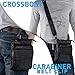 Pofomede Men Shoulder Bag, Small Leather Crossbody Business Messenger Bag Purse for Men Travel, iPad Leather Bags Carrying Case with Strap