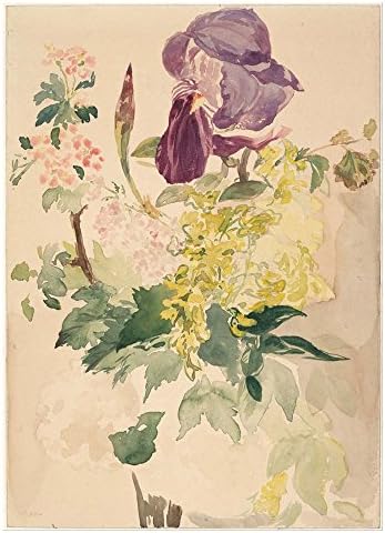 Monica M Joheson Unframed Canvas Print Poster Room Drawing Room Artwork Pretty Oil Painting 16x22.2 Inch
