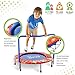 Pure Fun 36-inch Kids Bungee Trampoline with Handrail, Ages 3 to 7, Multi