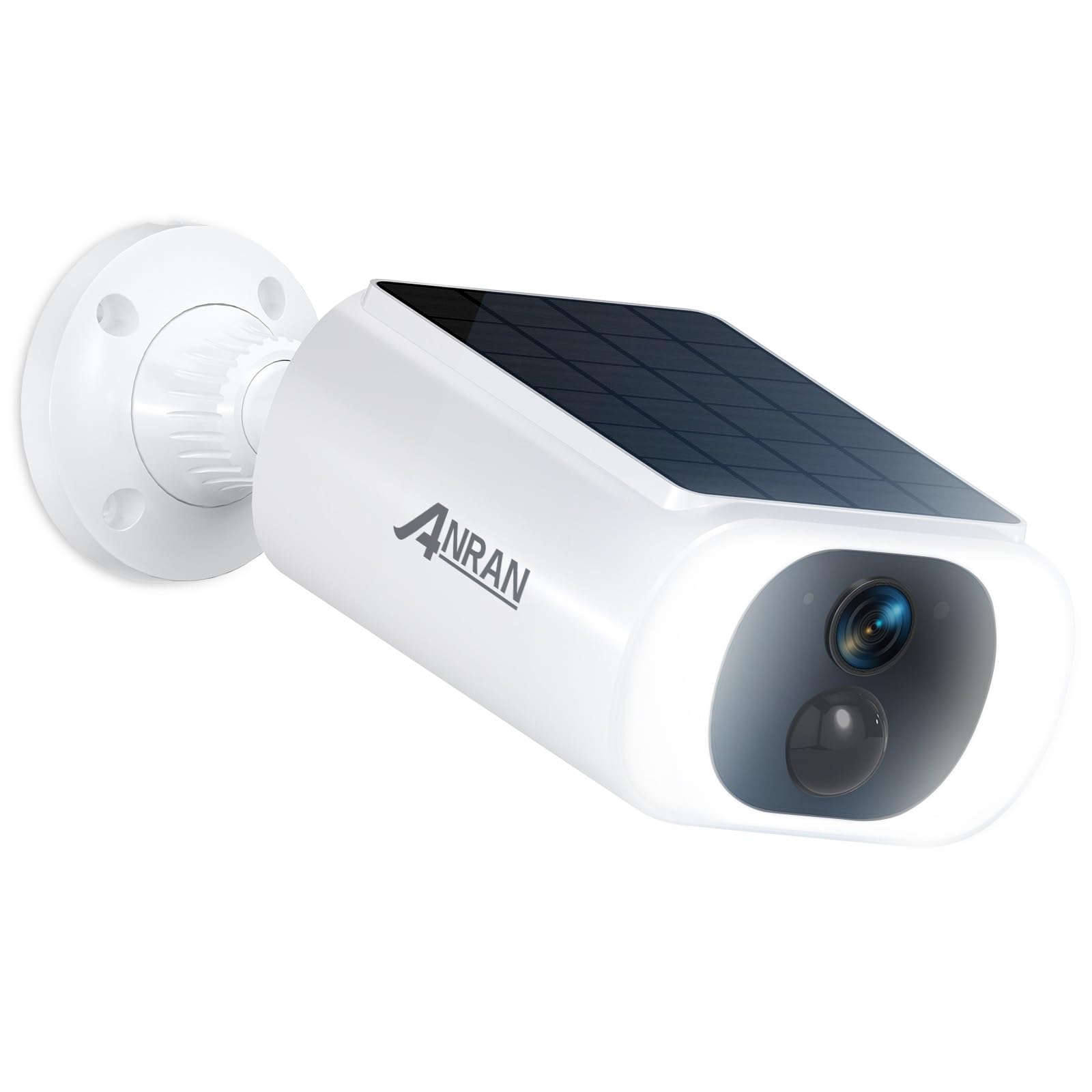 【AI人体検知機能付き・高速率充電式・取付簡単】ANRAN 防犯カメラ 屋外 ソーラー 300万画素 監視カメラ 屋外 ソーラー 工事不要 ソーラーパネル一体型電池式防犯カメラ LEDライト付き 夜間カラー撮影 ワイヤレス屋外監視カメラ 完全無線 双方向音声 動体検知 人感センサーライトネットワークカメラ 警報通知 家族共有 SDカード/クラウド録画保存 5gwifi対応できない商品画像