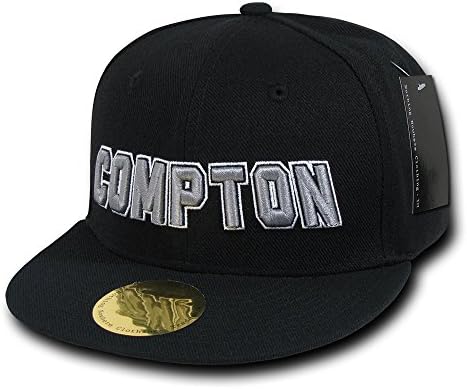 Strap Back City Compton Headwear, Black