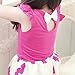Weixinbuy Kids Girl Sleeveless Flower Princess Party Dress Rose XL
