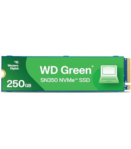 Western Digital WD Green PC SN350 NVMe SSD 240GB, PRETO