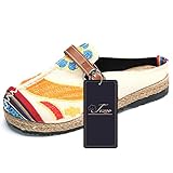 Walking Slip-On, Tezoo Women's Summer Breathable Blackless Walking Shoes, Colorful Sun Flower Series Embroidered Shoes, Outdoor Leisure Garden Clogs, House Slipers, Scandals Beige 8