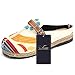 Walking Slip-On, Tezoo Women's Summer Breathable Blackless Walking Shoes, Colorful Sun Flower Series Embroidered Shoes, Outdoor Leisure Garden Clogs, House Slipers, Scandals Beige 8