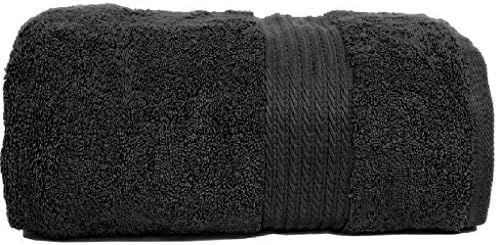 Trident RL Egyptian Cotton 720 GSM Bath Towel, Black