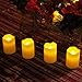 Flameless LED Votive Candles, Color Changing & Warm White Glow Options, Resin Plastic, Indoor Outdoor Use, Batteries Included - 8 Pack