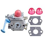 Hipa 545081848 C1Q-W40A Carburetor with Primer Bulb Gasket for Husqvarna 128c 128cd 128l 128ld 128ldx 128r Trimmer Brushcutter