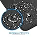 KTRIO 2 Pack Mouse Pad with Stitched Edges, [30% Larger] Mousepads Bulk Non-Slip Rubber Base, Waterproof Mouse Pad for Computers, Gaming, Office & Home, 11 x 8.5 x 0.12in, Black
