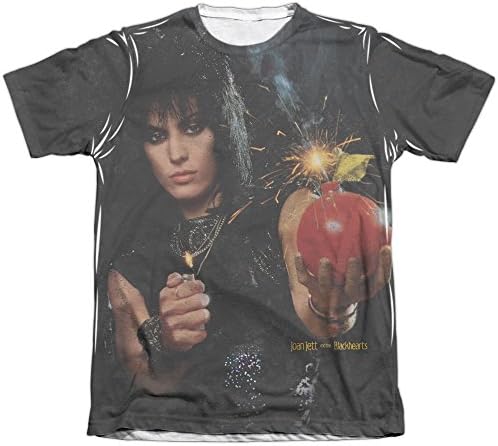 Joan Jett Cherry Bomb Mens Sublimation Shirt White MD