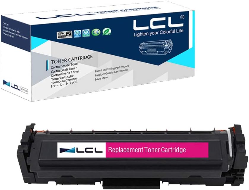 LCL 410A CF413A (1-pack Yellow) Toner Cartridge Replacement for HP Color LaserJet Pro MFP M477fnw M477fdn M477fdnw M452dn M452dw M452nw M377dw