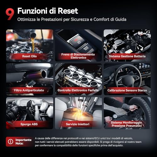 iCarsoft OBD2 Scanner for Ben.z/Maybach/Sprinter, MB V2.0 Full System Code Reader Engine/ABS/Transmission, Car Diagnostic Tool 8 Reset Oil/EPB/SAS/BLD/INJ/ETC/TPMS/DPF, Battery Test, Lifetime Update