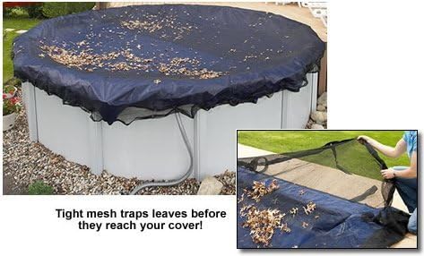 30' Round Arctic Armor Above Ground Swimming Pool Leaf Net 4 Yr Warranty