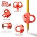 Pencil Grip Writing Aid Holder Pencil Grips For Kids Handwriting NEW Non-Toxic Silicone Posture Correction Finger Trainer Kids Preschoolers Children Special Needs FOR LEFT & RIGHT HANDED By Grip Write