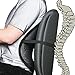 SERMICLE Lumbar Support Mesh,Vekey Back Support Mesh Back Cushion Breathable Comfortable Adjustable for All Types Car Seat Office Chair (PP Fiber Mesh, Standard)