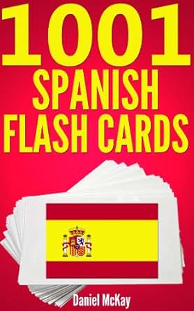 1001 Spanish Flash Cards Spanish Vocabulary Builder