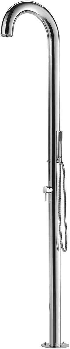 Stainless Steel Outdoor Shower C90 Clux Mix Polished