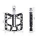 BONMIXC Mountain Bike Pedals 9/16 4 Sealed Bearings Excellent Lubricity Alloy MTB Pedals