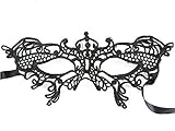 Yontree Halloween Mask Sexy Lace Mask for Masquerade Party Fancy Dress