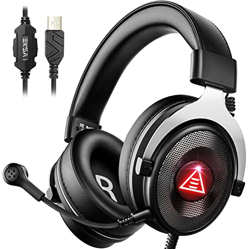 EKSA Gaming Headset E900 Plus, Surround Sound, Wired - Main Image