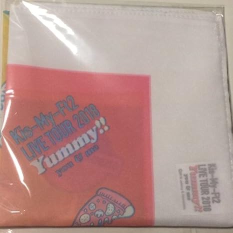 Amazon Kis My Ft2 キスマイ バンダナスカーフ 5大ドームツアー 18 Kis My Ft2 Live Tour 18 Yummy You Me コンサート会場販売 アイドル 芸能人グッズ 通販
