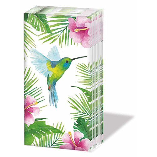 Paperproducts Design51657 Sniffs, Paper Tissues 4.25" x 2.25", Tropical Hummingbird