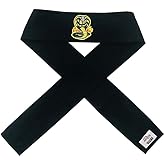 Ripple Junction Cobra Kai Headband Karate Dojo Logo Tie Back Costume Accessory Officially Licensed