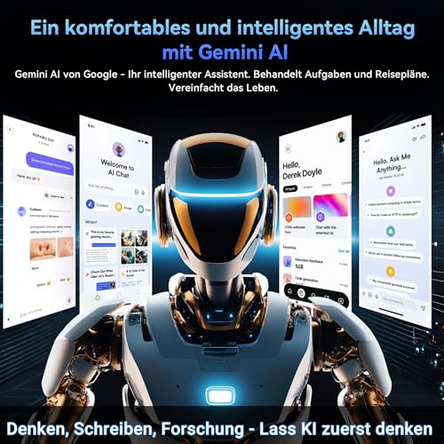 TABWEE Gemini AI 3.0 Tablet 11 Inch Android 16 with Pen and Keyboard, 24GB RAM + 128GB ROM (2TB TF), FHD IPS 120Hz Display, 8000mAh Battery, 13MP Camera, 5G WiFi/BT 5.0, PC Mode for Study & Work