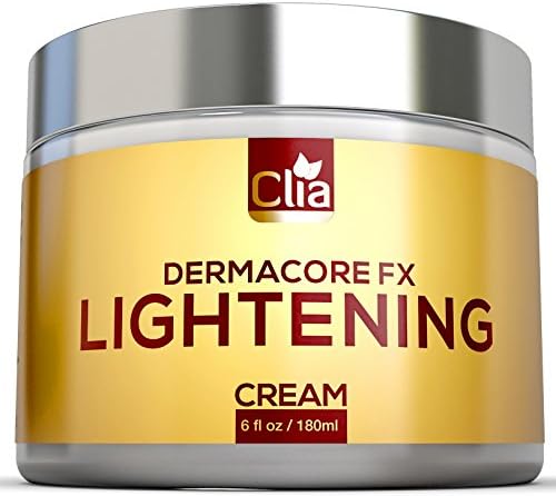 Clia Retinol Moisturizer Skin Lightening Cream with Niacinamide, Collagen, Huge 6oz.