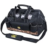 CLC Custom Leathercraft 1534 16 Inch Tote Bag with Top Plastic Tray and 23 Pockets