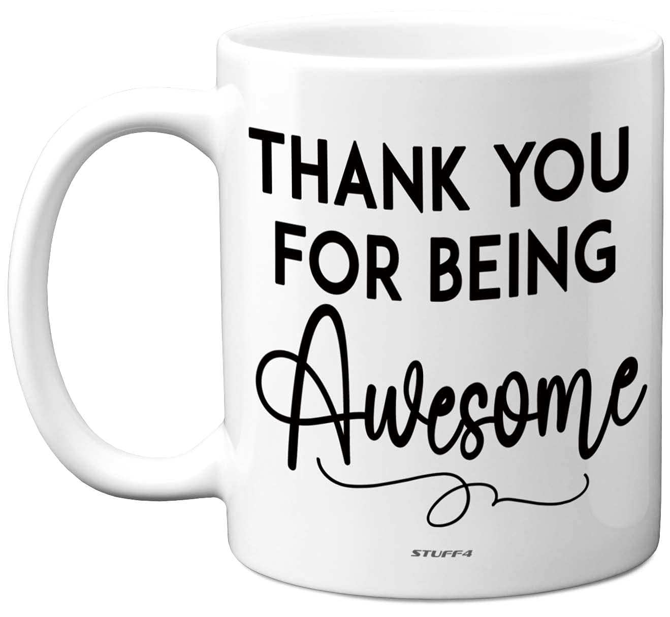 Thank You for Being Awesome, 11oz Ceramic Dishwasher Safe Premium Mugs, Thank You Gift, Thinking of Gifts, for Colleagues, Teacher Mugs Her and Him