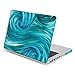 GMYLE Iris Blue Ocean Pattern Soft-Touch Frosted Hard Case Cover for Old MacBook Pro 13 inch with CD-ROM (Model: A1278) [2009-2014 Release]