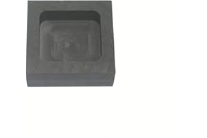 FY-STORE Graphite Ingot Mold Melting Casting Mould for Gold Silver Nonferrous Metal (500g)