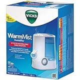 Vicks Warm Mist Humidifier V750, Blue