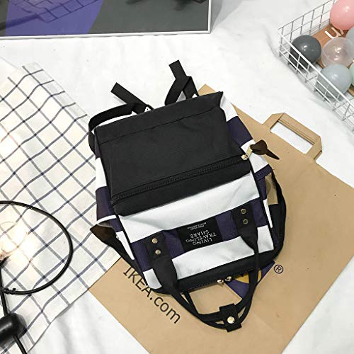 Farmerl Large Capacity Solid Color Waterproof Nylon Sport Backpack School Bag